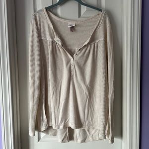 Long Sleeve Waffle Tee